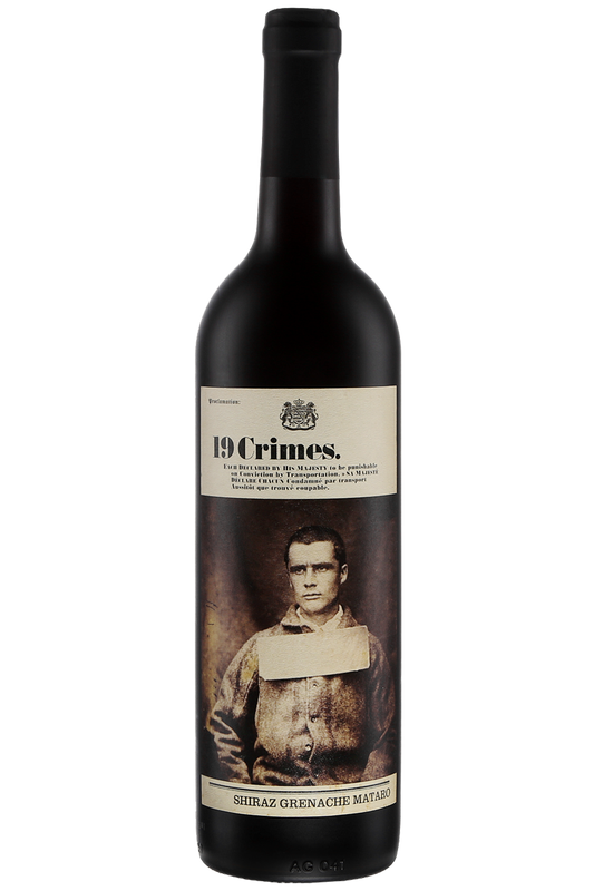 19 Crimes Red Wine Bottle