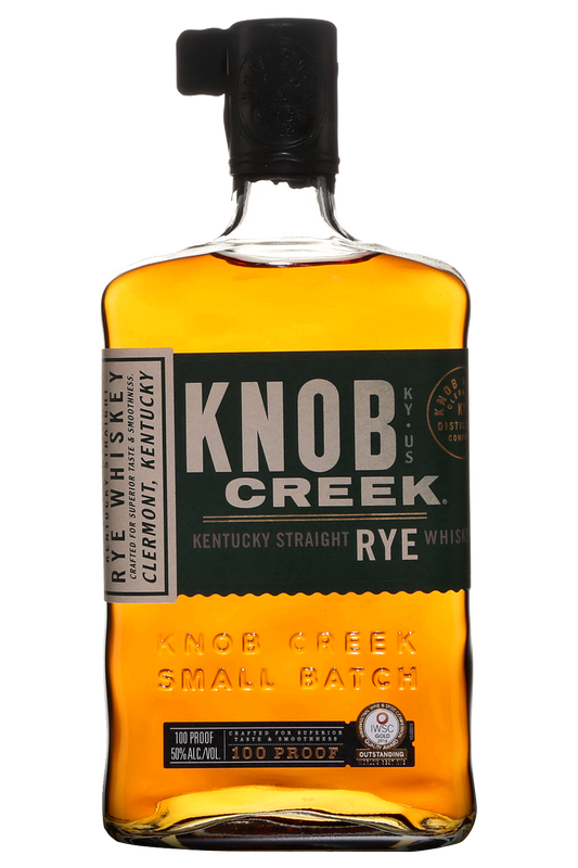 Knob Creek Small Batch 100 Proof Kentucky Straight Rye Whiskey Bottle