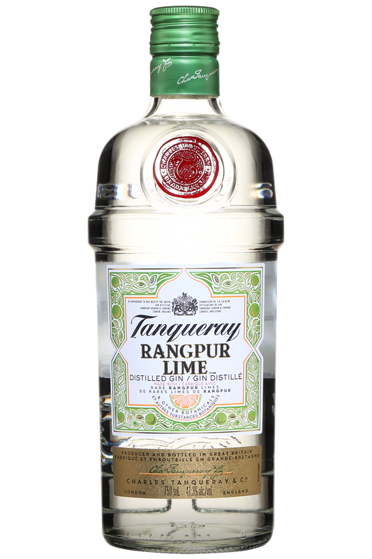 Tanqueray Rangpur Lime 82.6 Proof Distilled Gin Bottle