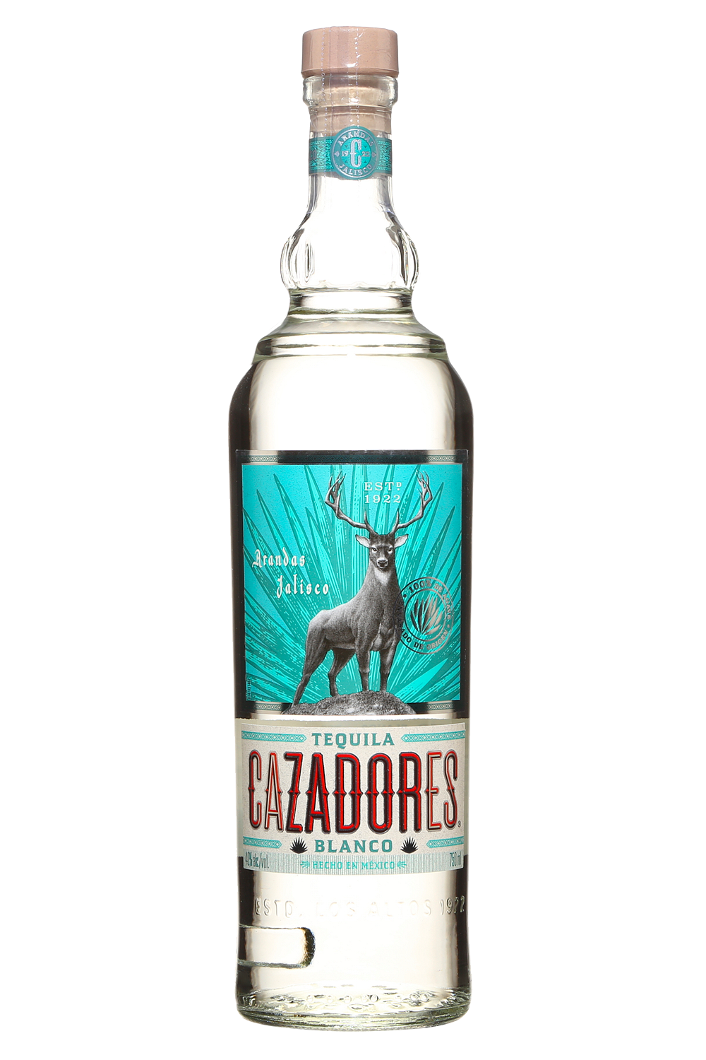 Cazadores 80 Proof Blanco Tequila Bottle