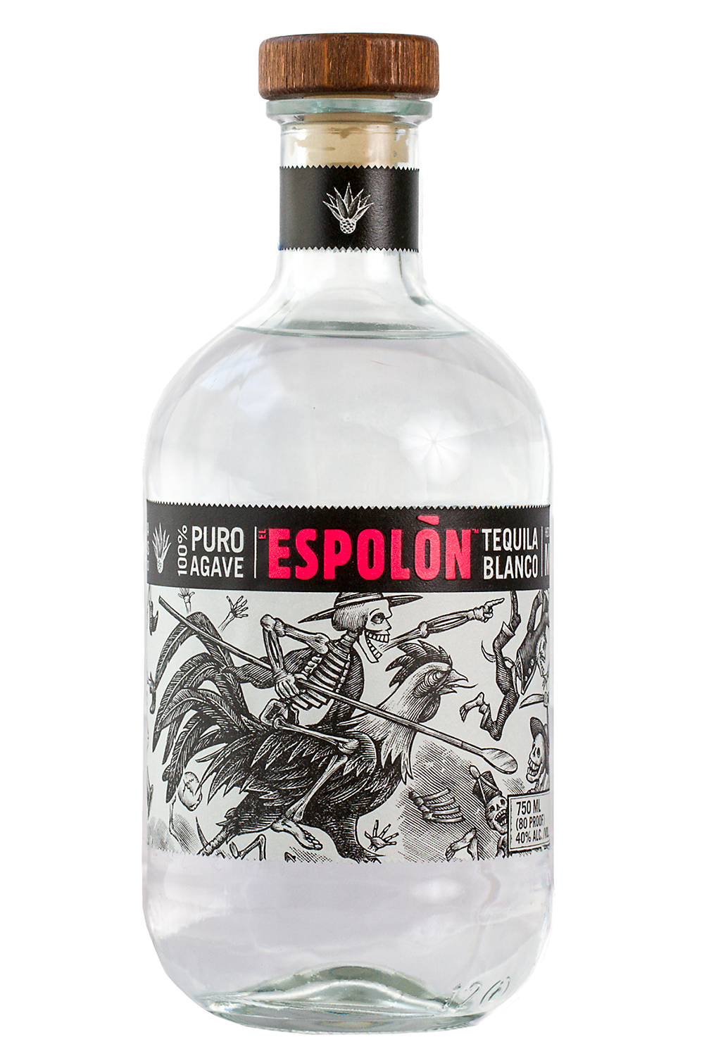 Espolon 80 Proof Blanco Tequila Bottle