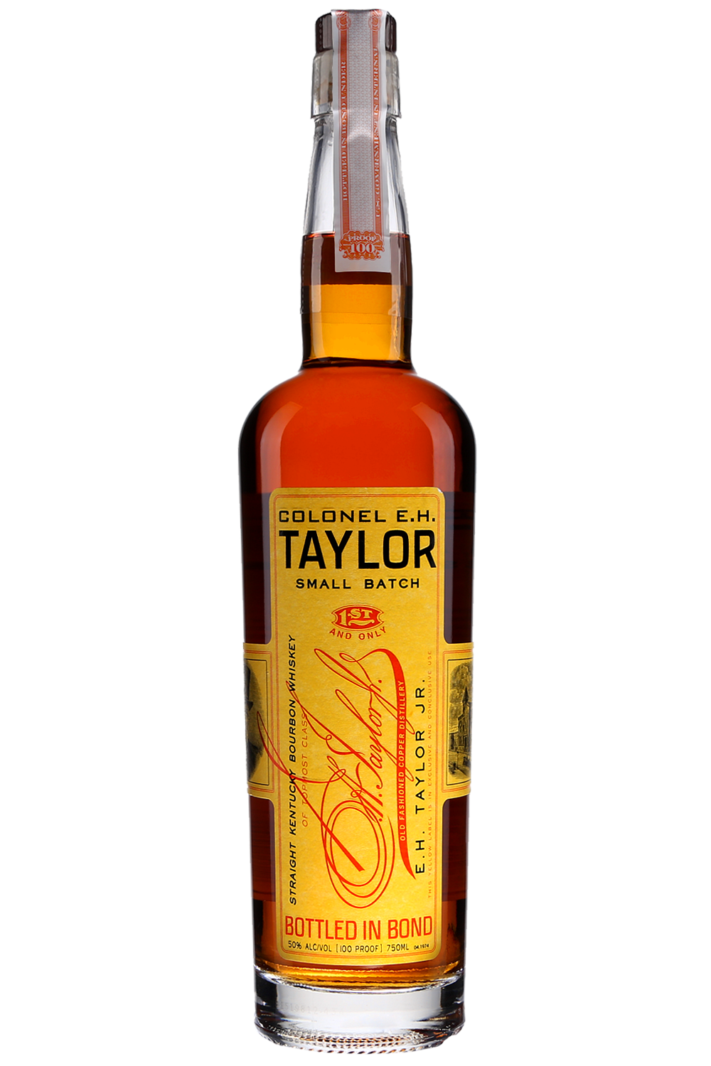 E.H. Taylor Small Batch 100 Proof Kentucky Straight Bourbon Whiskey Bottle