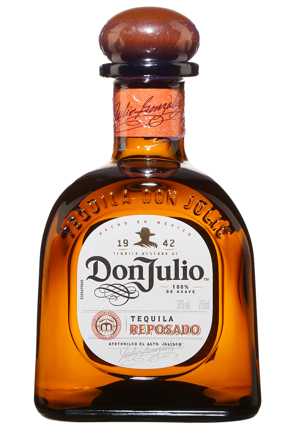 Don Julio 80 Proof Reposado Tequila Bottle