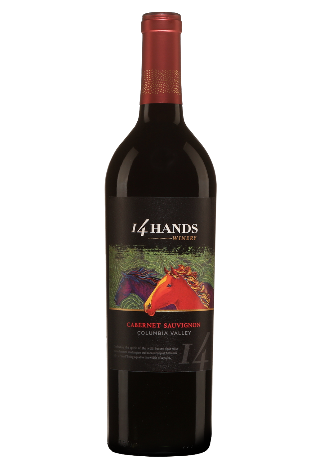 14 Hands Cabernet Sauvignon Bottle Columbia Valley