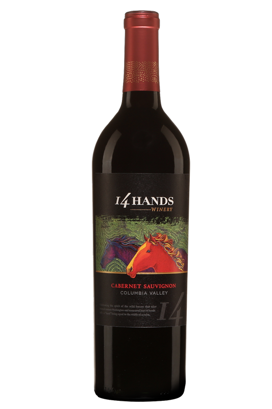 14 Hands Cabernet Sauvignon Bottle Columbia Valley