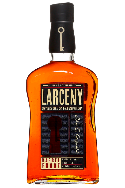 Larceny 123.2 Barrel Proof Kentucky Straight Bourbon Whiskey Bottle