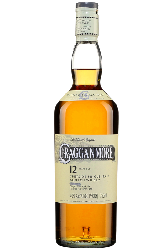 Cragganmore 80 Proof Speyside Single Malt Scotch Whisky Bottle