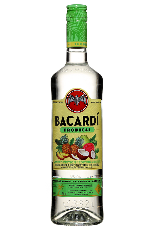 Bacardi Gluten Free Limited Edition Tropical Rum Bottle