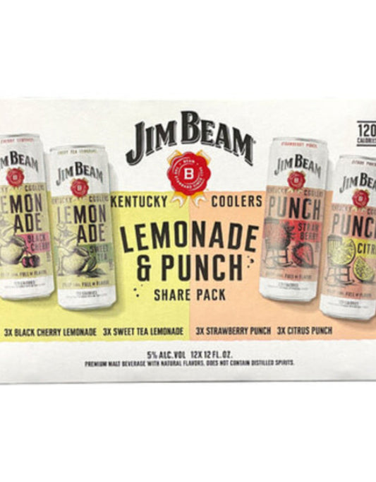 Jim Beam Lemonade & Punch Beer Cans