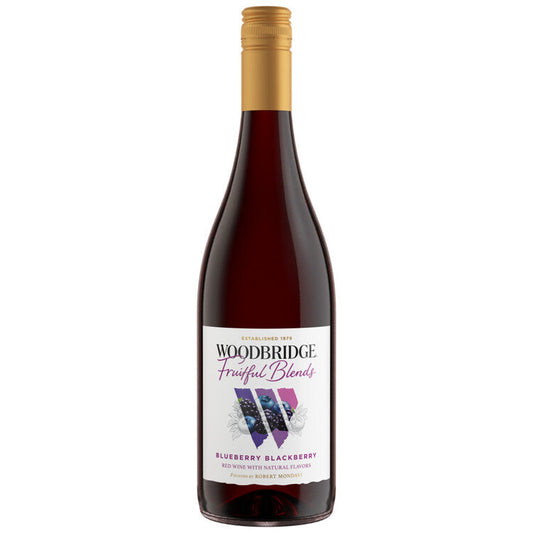 Woodbridge Blueberry Blackberry Fruitful Blends Red Wine Bottle