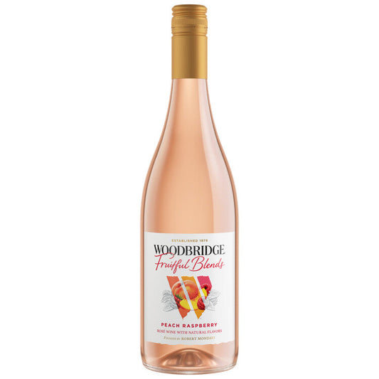 Woodbridge Peach Raspberry Rose Wine Bottle