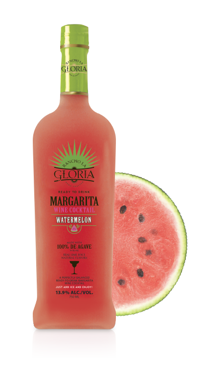 Rancho La Gloria Watermelon Margarita Wine Cocktail Bottle