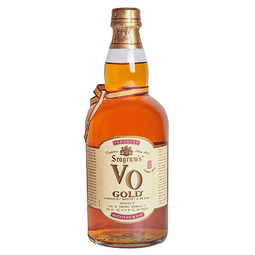 Seagram's VO 80 Proof Gold Canadian Whisky Bottle