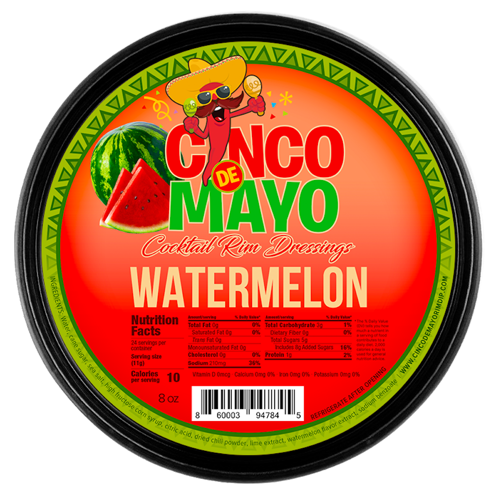 Cinco De Mayo Watermelon Rim Dressing