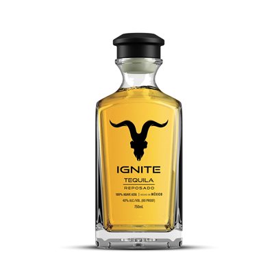 Ignite Spirits 80 Proof Reposado Tequila Bottle