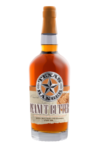 Texas Ranger Peanut Butter Blended Whiskey Bottle