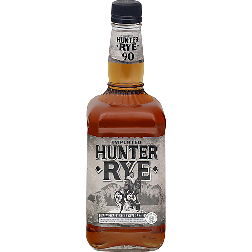 Hunter Rye 90 Proof Canadian Whisky Bottle