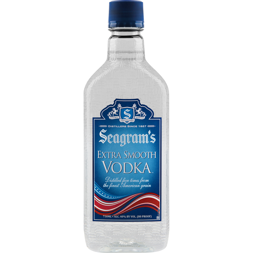 Seagram's Extra Smooth Vodka Bottle