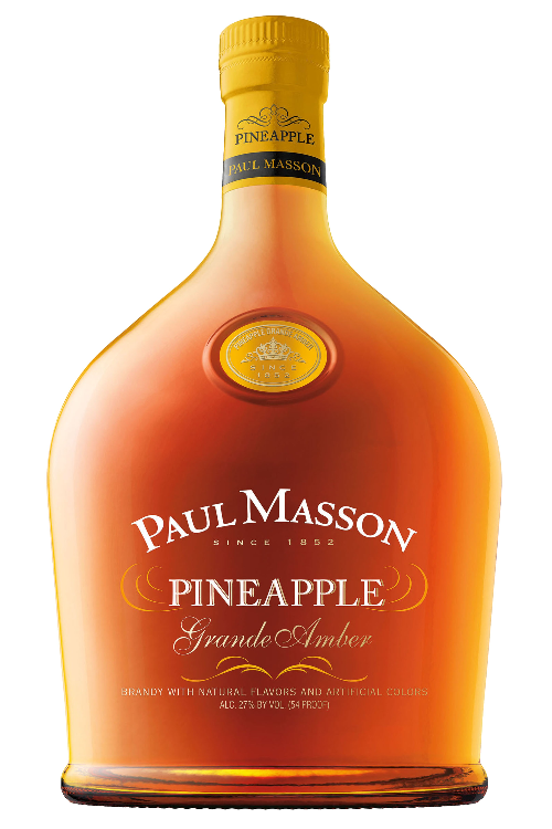 Paul Masson Grande Amber Pineapple Brandy Bottle