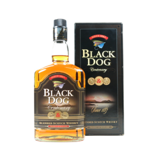 Black Dog Scotch Whisky Bottle