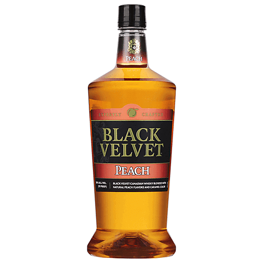 Black Velvet Peach Whiskey Bottle