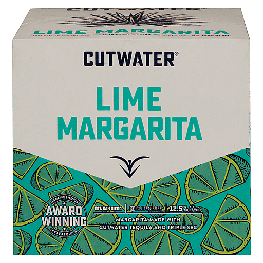 Cutwater Spirits Gluten Free Lime Margarita Cocktail Cans