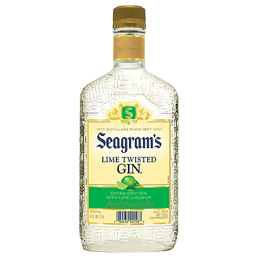 Seagram's Lime Twisted Gin Bottle