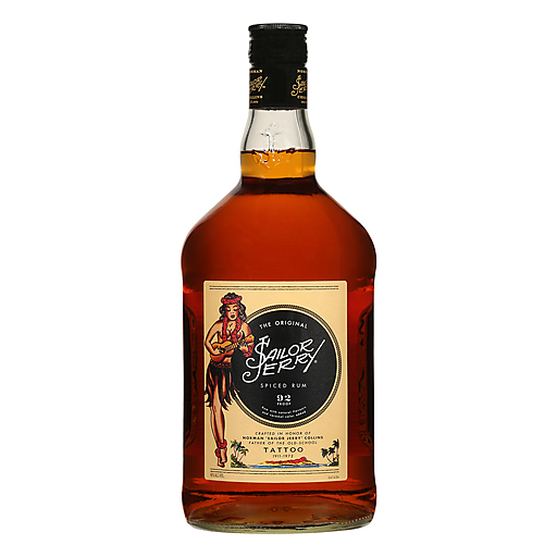 Sailor Jerry 92 Proof Spiced Rum Bottle