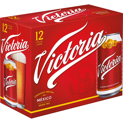 Victoria Mexican Lager Beer Cans