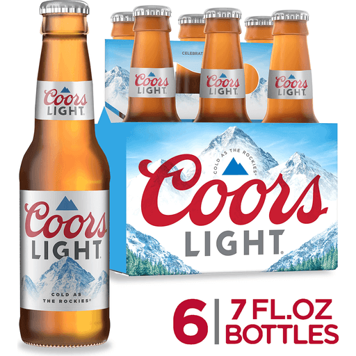 Coors Light American Lager Bottles