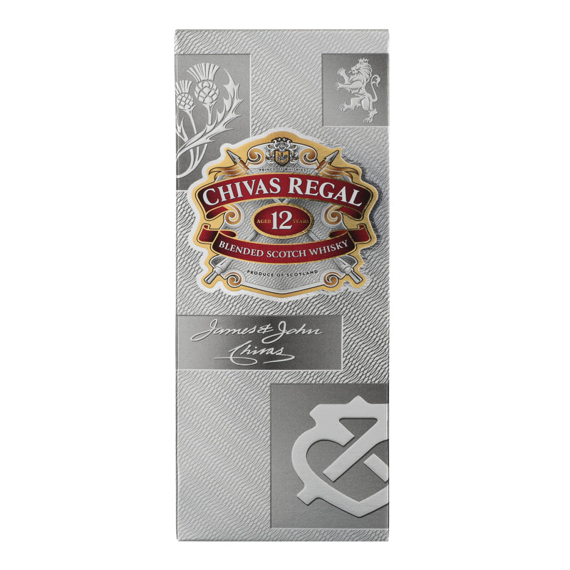 Chivas Regal 12 Year Blended Scotch Whiskey Bottle