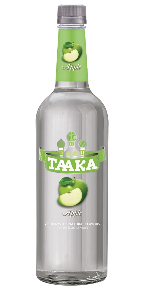 Taaka Apple Vodka Bottle