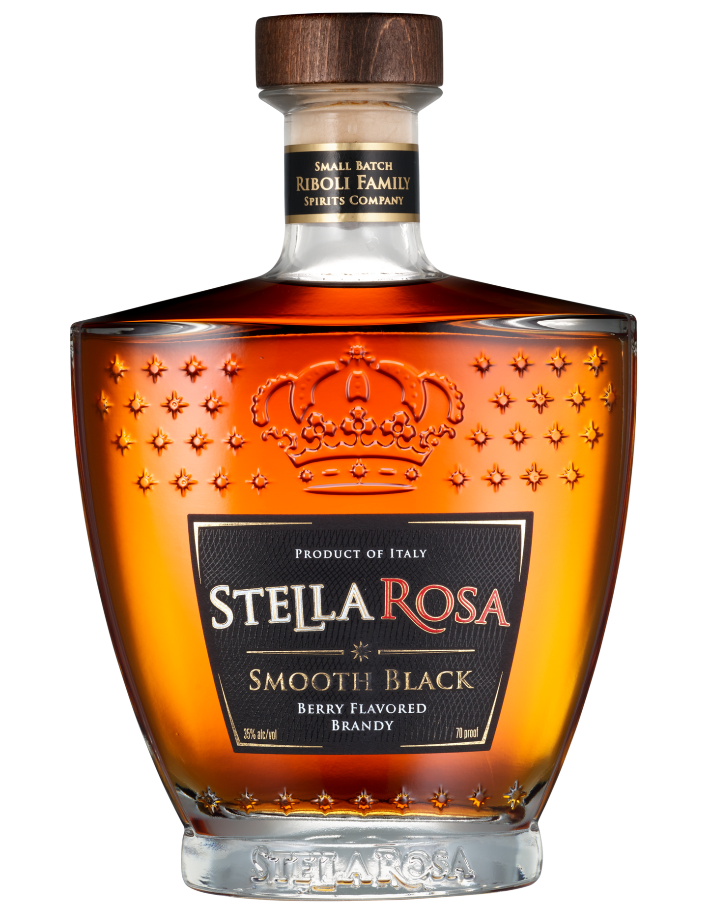 Stella Rosa Smooth Berry Flavored 70 Proof Black Italian Brandy Bottle