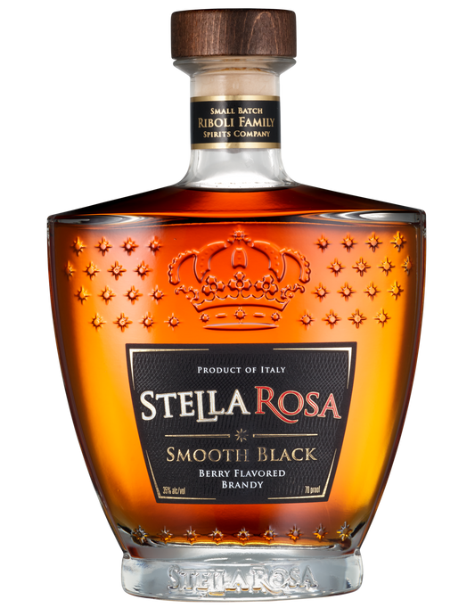 Stella Rosa Smooth Berry Flavored 70 Proof Black Italian Brandy Bottle