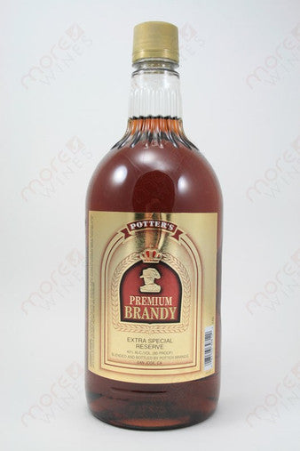 Potter's Finest 80 Proof Brandy Bottle