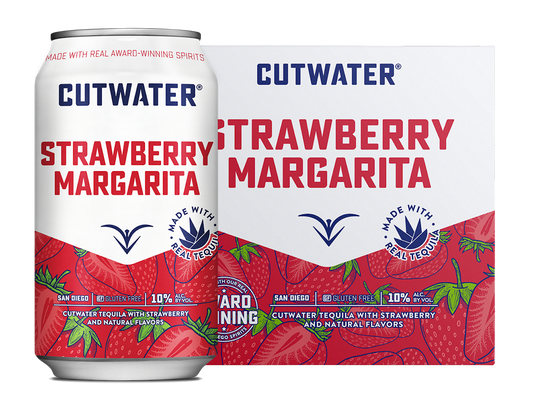 Cutwater Spirits Strawberry Tequila Cocktail Cans