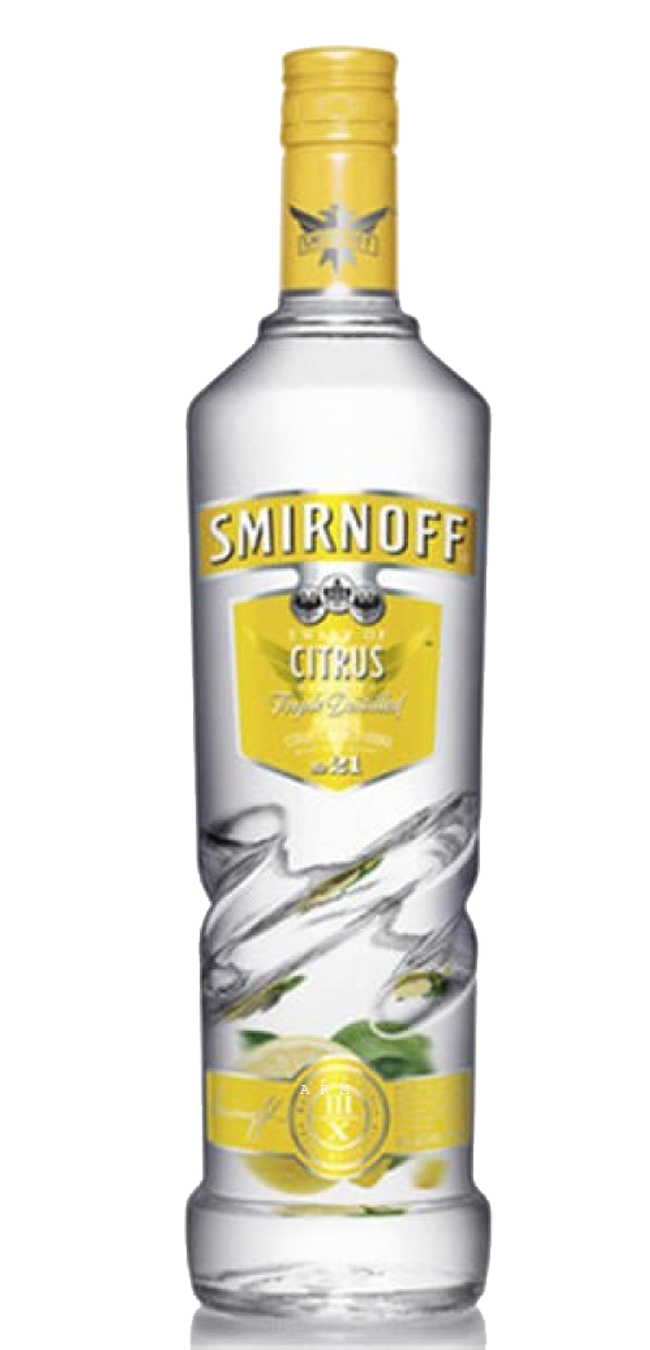 Smirnoff Citrus Vodka Bottle