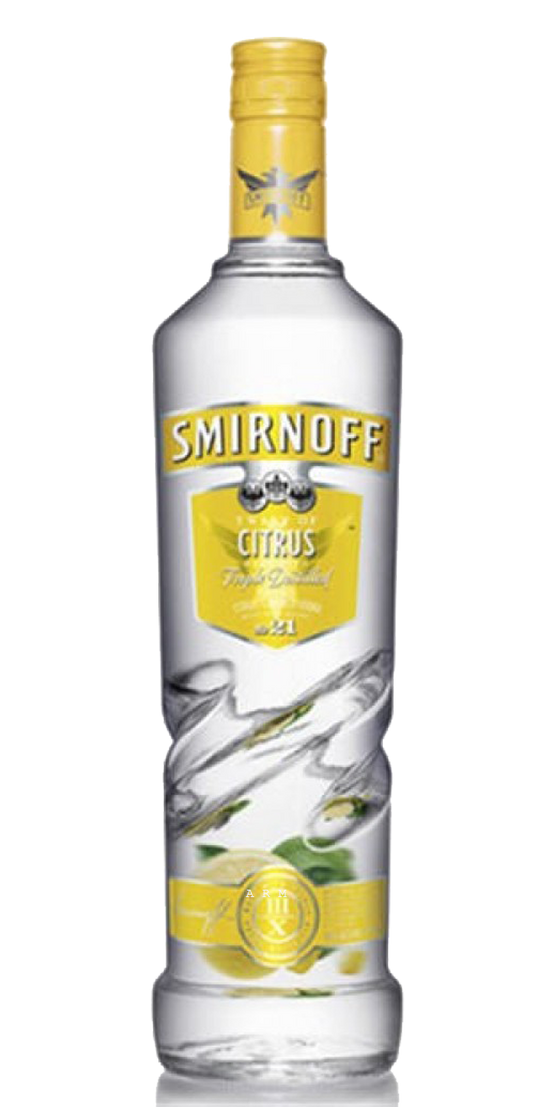 Smirnoff Citrus Vodka Bottle