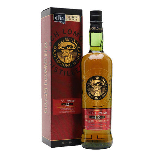 Loch Lomond 92 Proof Single Malt Aged 12 Years Scotch Whisky Bottle