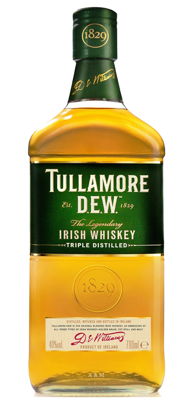 Tullamore Dew Irish Whiskey Bottle