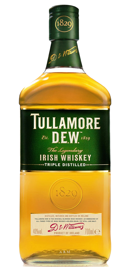 Tullamore Dew Irish Whiskey Bottle