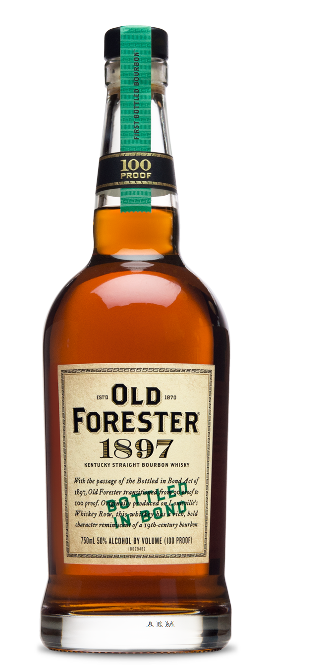 Old Forester 1897 Bourbon Whiskey Bottle