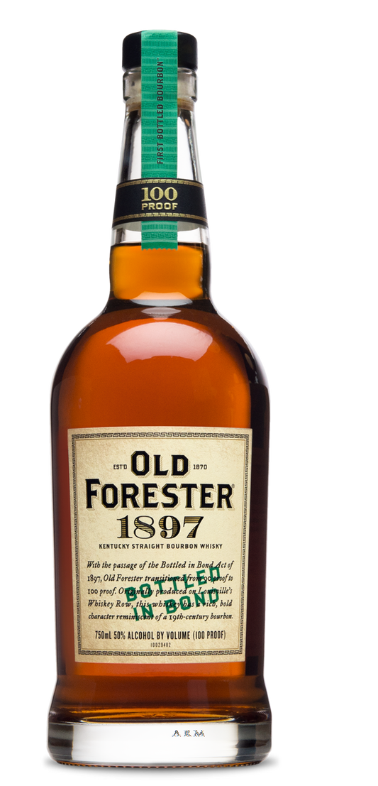 Old Forester 1897 Bourbon Whiskey Bottle