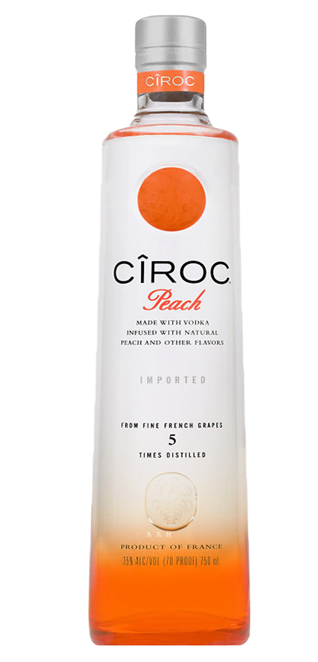 Ciroc Peach Vodka Bottle