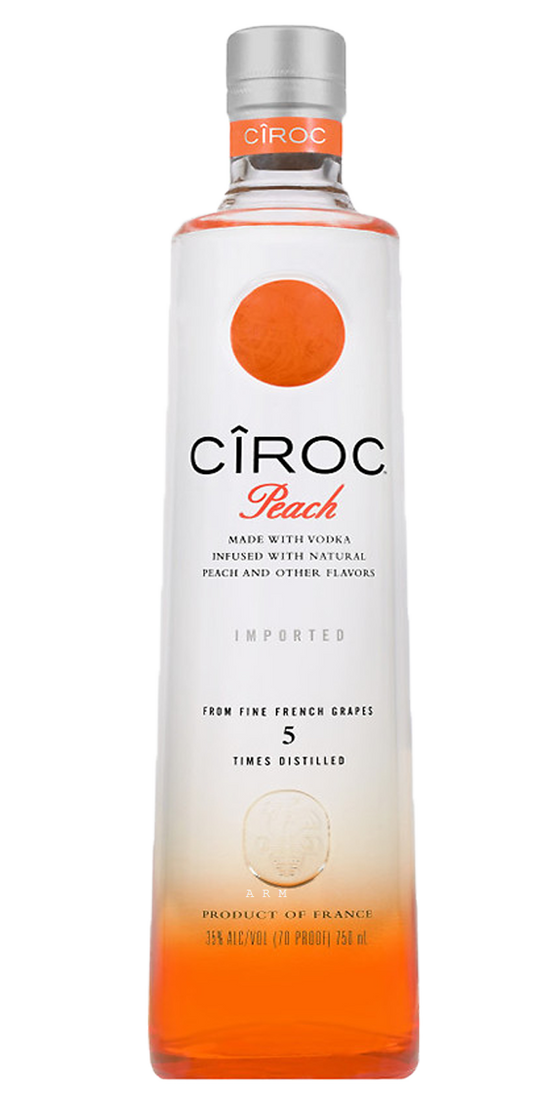 Ciroc Peach Vodka Bottle