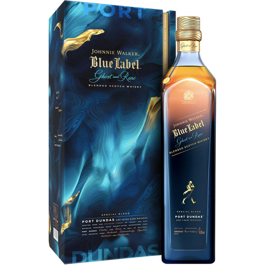 Johnnie Walker Blue Label Ghost & Rare Port Dundas Scotch Whisky Bottle