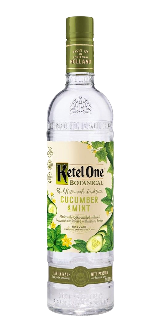 Ketel One Botanical Cucumber and Mint Vodka Bottle