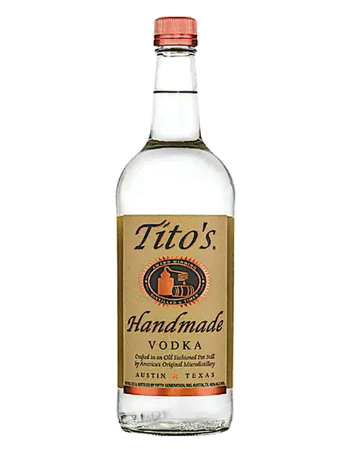 Tito's 80 Proof Handmade Vodka Bottle