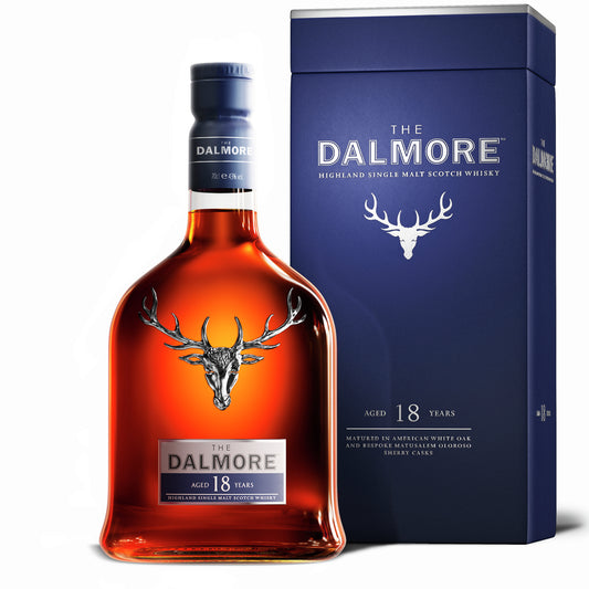 Dalmore 18 Year 80 Proof Highland Single Malt Scotch Whiskey Bottle