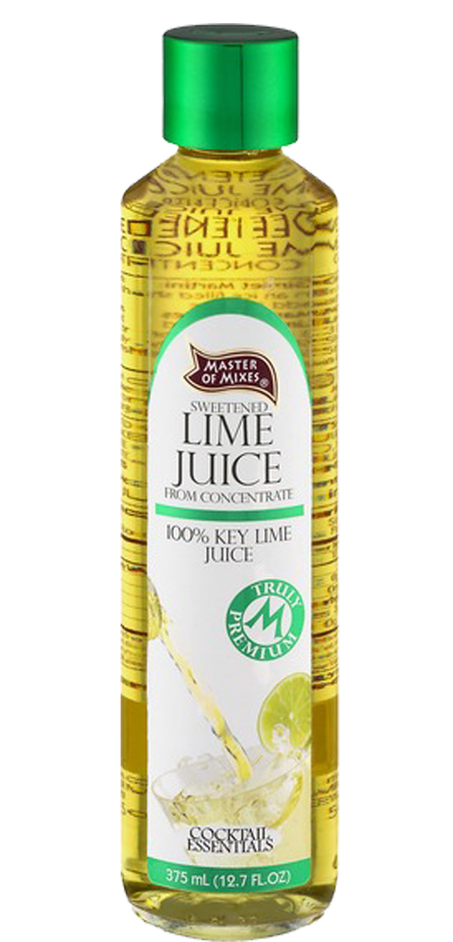 Master Of Mixes Sweetened Lime Juice Bottle